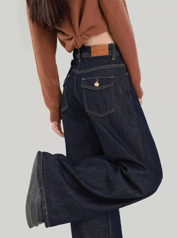 Darl Blue Wide-Leg Pants