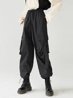 Side-Drawstring Cargo Pants