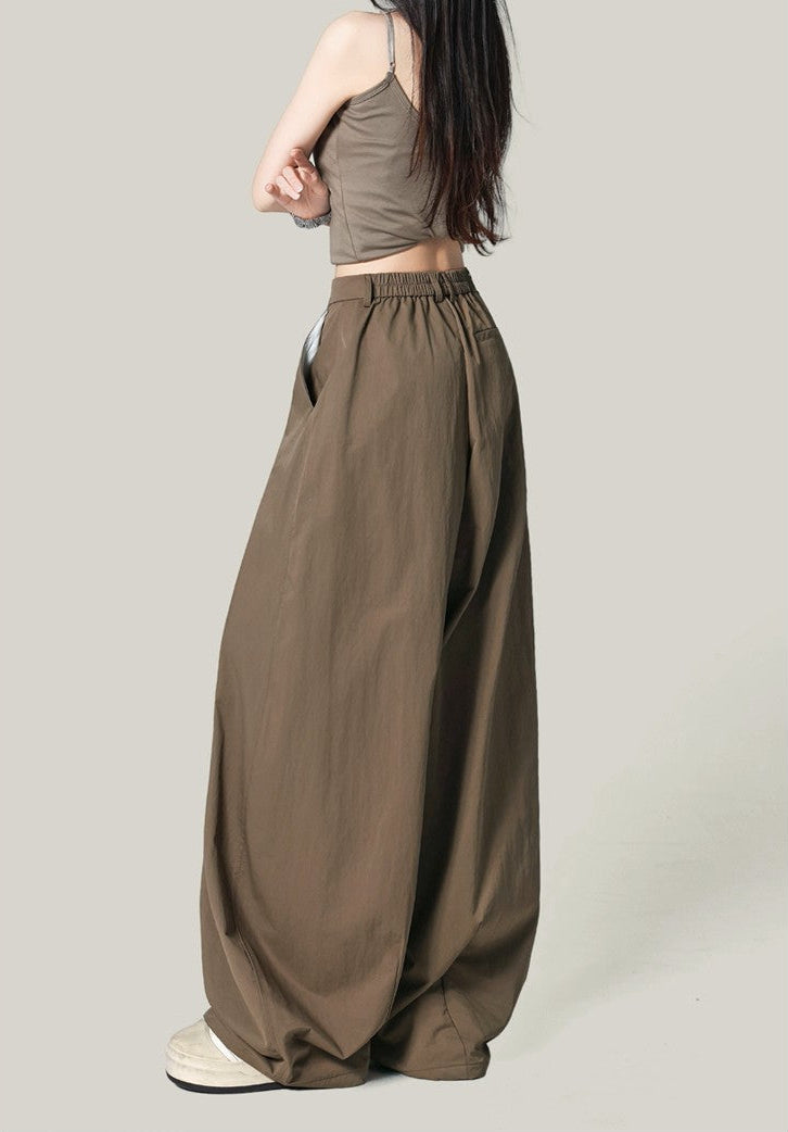 Retro Wide-Leg Pants