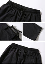 Side-Drawstring Cargo Pants