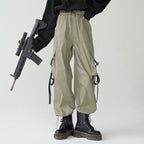 Side-Drawstring Cargo Pants