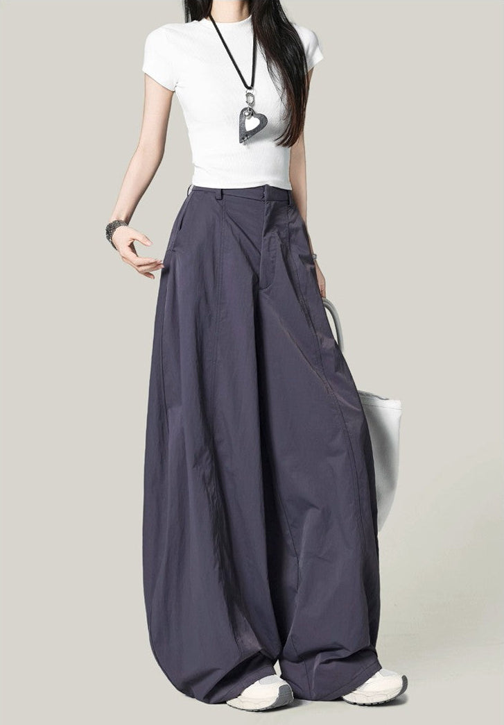 Retro Wide-Leg Pants