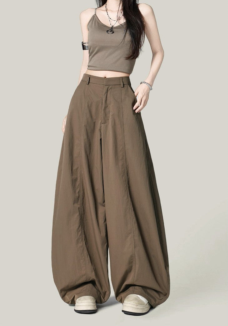 Retro Wide-Leg Pants