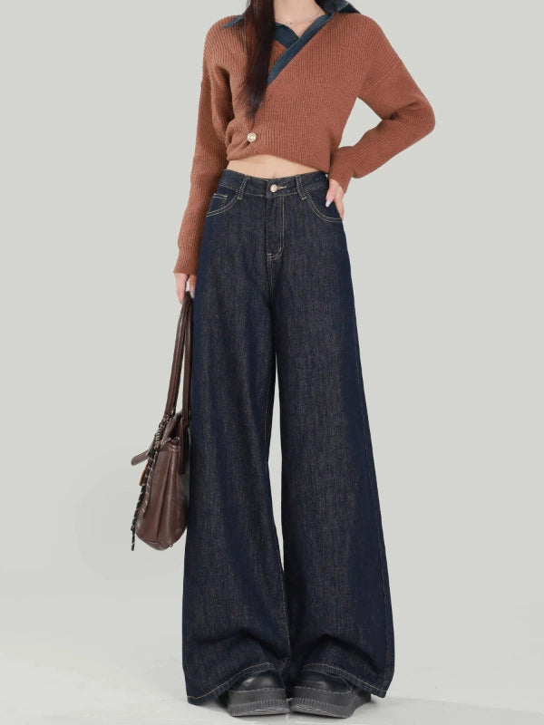 Darl Blue Wide-Leg Pants