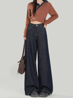 Darl Blue Wide-Leg Pants
