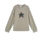 Rense Stars Print Detachable Sleeves T-Shirt