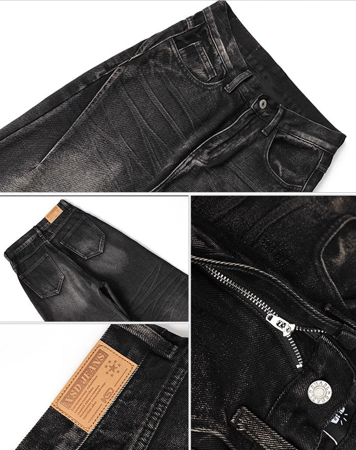 American Vintage High-Waisted Wide-Leg Jeans