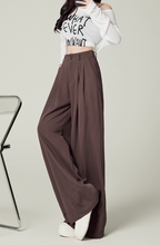 Linen-Blend Wide-Leg Pants
