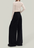 Mallard Brown Wide-Leg Jeans