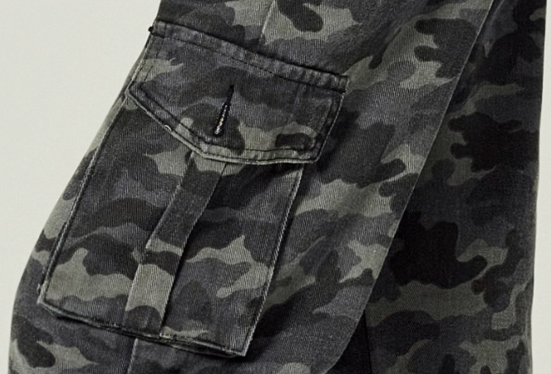 American High-Street Camo Cargo Jeans