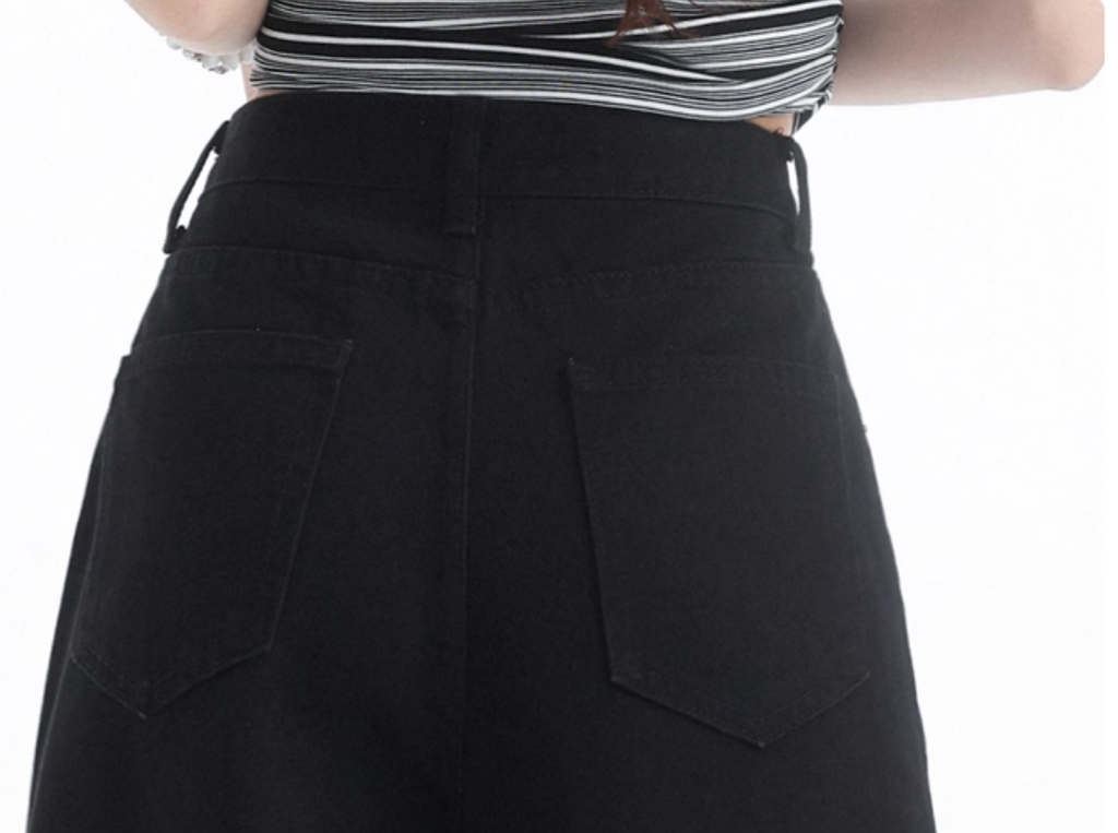 Loose Drape Straight-Leg Pants
